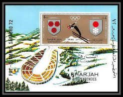 101e - Sharjah - MNH ** Mi Bloc N° 85 A Jeux Olympiques (olympic Games) Grenoble / Sapporo 72 - Sharjah