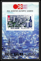 119 - Ras Al Khaima MNH ** Mi N° 109 B Jeux Olympiques (winter Olympic Games) SAPPORO 72 Non Dentelé (Imperf) - Hiver 1972: Sapporo