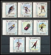 160 - Umm Al Qiwain MNH ** N° 233 / 240 A Jeux Olympiques (winter Olympic Games) Grenoble 1968 Bob Hockey Skating - Winter 1968: Grenoble