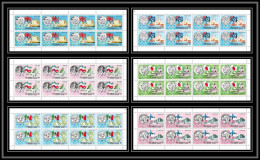 169a - Sharjah MNH ** N° 496 / 501 A Jeux Olympiques (history Of The Olympic Games) Mexico Tokoy Rome Feuilles (sheets) - Sharjah