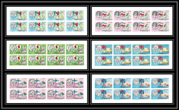 170a Sharjah MNH ** N° 496 / 501 B Jeux Olympiques History Of The Olympic Games Non Dentelé (Imperf) Feuilles Sheets - Sharjah