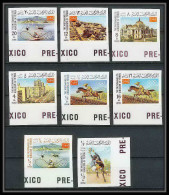 173 Yemen Kingdom MNH ** Mi N° 403 / 410 B Jeux Olympiques (summer Olympic Games) Mexico 68 Non Dentelé (Imperf) - Yémen