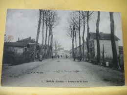 40 3231 VUE PLUS RARE - CPA 1904 - 40 TARTAS - AVENUE DE LA GARE - ANIMATION. - Tartas