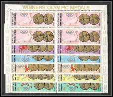 224b - YAR (nord Yemen) MNH ** Mi N° 796 / 801 A Jeux Olympiques (summer Olympic Gold Medals Games) Mexico 1968 Bloc 4 - Estate 1960: Roma