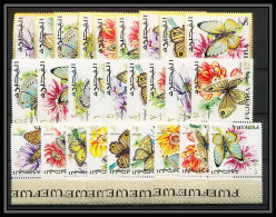 240c - Fujeira MNH ** Mi N° 159 / 185 A Papillons (butterflies Papillon) Bord De Feuille Complet - Fujeira