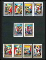 268c - Sharjah MNH ** Mi N° 759 / 768 B Life Of Jésus-Christ Religion Non Dentelé (Imperf) - Cristianesimo