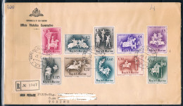 SAN MARINO 1963 - Giostre E Tornei, Serie Completa Con Annullo FDC - FDC