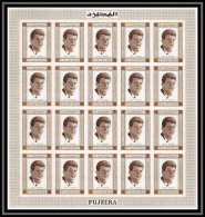 300d - Fujeira MNH ** Mi N°374/380 B Paire Non Dentelé (Imperf) Kennedy Feuilles (sheets) - Kennedy (John F.)