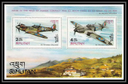 325 Bhutan (bouthan) YVERT ** MNH N° 7 A Avion (plane Planes Avions) CHURCHILL - Sir Winston Churchill