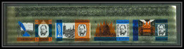 347h - Sharjah MNH ** Mi N° 221 / 224 B Winston Churchill Tirage OR BRILLANT Gold Non Dentelé (Imperf) - Sir Winston Churchill