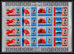 352d - Sharjah Khor Fakkan MNH ** N° 46 / 49 A Churchill Feuilles (sheets) Winston Churchill (jumping St Paul's - Sir Winston Churchill