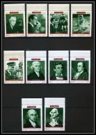 364z Fujeira MNH ** Mi N° 485 / 494 A Personalities From American History Espace (space) Kennedy Armstrong Lincoln Nixon - Kennedy (John F.)