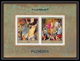 418 Fujeira MNH ** Bloc N° 20 A Scènes From The Bible Adam Et Eve Jesus Christ Religion - Cristianesimo