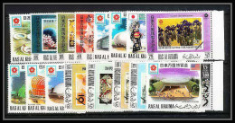 436b Ras Al Khaima MNH ** Mi N° 410 / 425 A Osaka Expo 70 Exposition Universelle Japon Japan  - 1970 – Osaka (Japón)