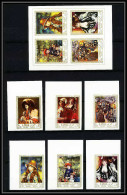 475b Ajman MNH ** N° 209 / 214 B + Bloc N° 21 Tableau (tableaux Painting) Renoir Non Dentelé Imperf Coin De Feuille - Impressionisme