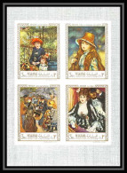 482c - Manama MNH ** Bloc N° 4 Tableau (tableaux Painting) Auguste Renoir Terbrugghen Non Dentelé (Imperf) - Impressionisme