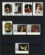483a - Sharjah MNH ** N° 426 / 433 A Tableau (tableaux Painting) Mother's Day Gainsborough - Courbet - Le Nain - David  - Giorno Della Mamma