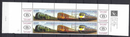 COB 2993 - 2995 ** X 2 SNCB/NMBS 75 Ans  Trains - Hoekdatums