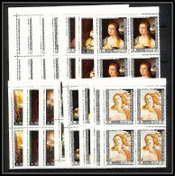 496c Manama MNH ** N° 432 / 446 A Tableau (tableaux Painting) Old Masters Botticelli Veronese Tintoretto Van Dyck Bloc 4 - Manama