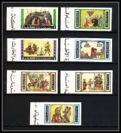 504a Ajman MNH ** N° 158 /163 B Tableau (tableaux Paintings By Arab Masters Non Dentelé (Imperf) Al Wasiti  - Ajman