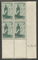 MAROC PA   N° 43 Coin Daté  4/9/1941 NEUF**  SANS CHARNIERE  / Hingeless  / MNH - Poste Aérienne