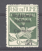 Italie  -  Fiume  :  Yv  126  * - Fiume