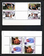 606 Nanumaga Tuvalu ** MNH Sc N° 71 / 72 Royal Wedding Of Prince Andrew And Sarah Ferguson Tete Beche - Tuvalu