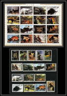 617b - Umm Al Qiwain MNH ** Mi N° 1130 / 1145 A + Bloc Animals Animaux Mammals Camel Squirrel Dog Lion Polar Bear Fox - Lapins