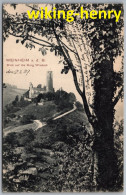 Weinheim An Der Bergstraße - S/w Blick Auf Die Burg Windeck - Weinheim