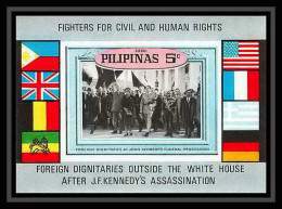 675 Philippines (pilipinas) MNH ** Mi Kennedy's Funeral Procession Human Rights De Gaulle Churchill Non Dentelé Imperf - Kennedy (John F.)