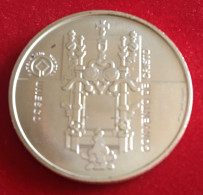 PORTUGAL 5 Euro Argent/Silver "Couvent Du Christ à Tomar" 2004 UNC - Portogallo