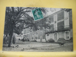 40 2431 INCONNU SUR DELCAMPE. RARE CPA 1909 - 40 MONTFORT EN CHALOSSE. PLACE DES ORMEAUX - ANIMATION - Montfort En Chalosse