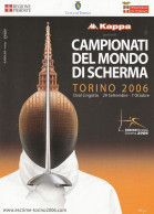 Sport  - Scherma - Torino 2006 - Campionati Del Mondo Di Scherma - - - Fencing