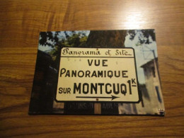 CP Vue Panoramique Sur Montcuq - Montcuq