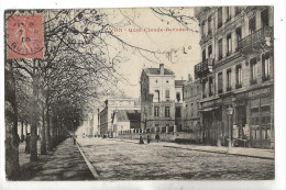 Lyon 7ème Arr (69) : Le Quai Claude Bernard Pris Au Niveau Du Restaurant En 1906 (animé)PF - Lyon 7