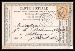 1307 Carte Postale (postcard) Précurseur N°55 GC 3043 Le Puy-en-Velay 24/04/1875 Cères Pour Yssingeaux - Tarjetas Precursoras