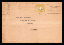 2596 France N°709 Arc De Triomphe Seul Sur Lettre (cover) Paris Pour Langon Gironde 1943 - 1944-45 Arco Del Triunfo