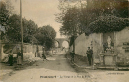 MAURECOURT LA VIERGE ET LA RUE DE PARIS - Maurecourt