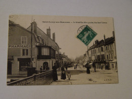 HAUTE SAONE-SAINT LOUP SUR SEMOUSE-LA GRAND'RUE RIVE GAUCHE RUE HENRI LEBRUN ANIMEE - Saint-Loup-sur-Semouse