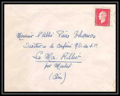 5683 Marianne De DULAC Pour L'Abbé Thomas Miribel Ain Lettre (cover) - 1944-45 Maríanne De Dulac