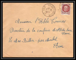 5808 Petain N° 517 1944 Saône-et-LoireYAN Pour L'Abbé Thomas Miribel Ain Lettre (cover) - 1941-42 Pétain