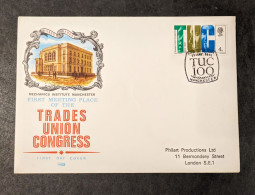 Grande Bretagne FDC 1968 Trades Union - 1952-1971 Pre-Decimal Issues