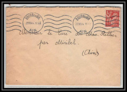 5897 TYPE Iris N° 652 1944 Bourg-en-Bresse Pour L'Abbé Thomas Miribel Ain Lettre (cover) - 1939-44 Iris