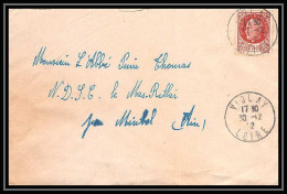 6105/ France Lettre (cover) N°517 Pétain 1942 Violay Loire Pour Miribel AIN (abbé Thomas) - 1941-42 Pétain