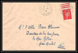 6212/ France Lettre (cover) N°514 Pétain 1941 Saint-Rambert-d'Albon Drome Pour Miribel AIN (abbé Thomas) - 1941-42 Pétain