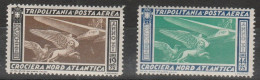334 - Tripolitania 1933 - Posta Aerea - Crociera Balbo N. 28/29. Cat. € 175,00.MNH - Tripolitania