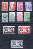 MONACO -- MONTE CARLO -- Lot 87 -- Timbres Neufs * Avec Trace De Charnière Et Poste Aérienne Mariage 1956 - Collections, Lots & Series