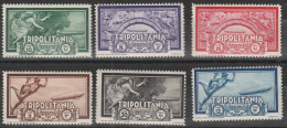 333 - Tripolitania 1933 - Posta Aerea - Crociera Zeppelin N. 22/27. Cat. € 300,00. MNH - Tripolitaine