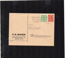 Berlin Brandenburg - Fernpostkarte Mit Mischfrankatur - Berlin SW 11 - 5.6.46 - P2 (1ZKSBZ059) - Berlin & Brandenburg