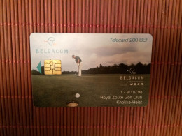 1 Phonecard Golf Used Rare - Met Chip